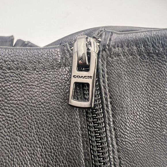 Coach Black Bond Bootie Heeled Size 10 - Picture 5 of 10